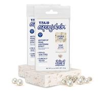 T.Taio Esponjabon Mother of Pearl Soap Sponge - Cleansing Shower Scrubber - Cleaning Bath Wash Scrub - Oil Removal - Massage & Lather Foot, Elbow, & Face - Bathroom Accessories (2-Pack)