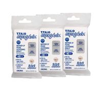 T.TAIO - Esponjabon Pearl Soap Sponge - Unisex - Pack of 3 - 2-in-1 Handcrafted Sponge & Soap - Exfoliates, Brightens & Cleanses - Travel-Friendly