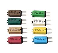 T Tocas 28Vdc E73 ATM T3 Manual Resettable Fuse Low Profile Mini Blade Fuses 5A 6A 7.5A 10A 15A 20A 25A 30A Mixed Boat Marine RV Car Truck (8 Pack