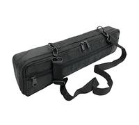 T TOOYFUL 16 Holes Flute Case Cover Carrying Bag Black Plushed with Shoulder Strap
