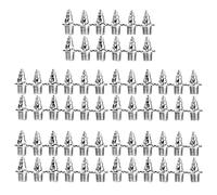 T TOOYFUL 60x Replacement Track And Field Running Spikes Tree Spikes 6mm Steel