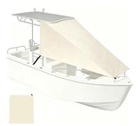 T-Top Bow Shade for Boat Cover, 600D Waterproof Oxford Fabric, UV50+ Protection Sun Shade Canopy for Most Center Console Boats(Beige,108"x120" (275x305 cm))