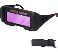 T TOVIA Solar Auto Darkening Welding Goggles - Lightweight Eye Protection for MIG TIG ARC Welding