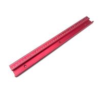 T-Track 45Model Chute with Scale Alloy, Length 30cm/40cm/50cm Slot Miter Track for Woodworking 1pc(Red 40cm)