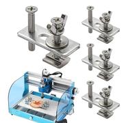 T Track Clamp | 4 Pack Portable Track Clamps | Woodworking Tool, Engraving Machine Hardware, M6 Hold Down Clamp Kit for Men