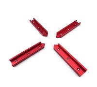 T Track for Cross Connectors with Predrilled Mounting Hole Aluminum Alloy Table Track Intersections Woodworking T Slot T Track Slot Connectors