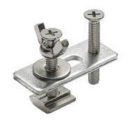 T Track Hold Down Clamp for Woodworking 4pcs M6 Clamps Kit Plywood Engraving Machine Accessory