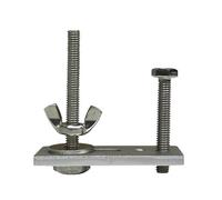 T Track Hold Down Clamp for Woodworking 4pcs Pressure Plate Adjustable Fixture Tool Hardware Accessory(M6x40)