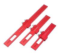 T Track Ruler | Precision Measuring Tool for Woodworking & Metalworking | Heavy-Duty Metal Slide Rule with Inch/Metric Scales | Perfect for Carpenters, DIY Enthusiasts & Engineers | Portable