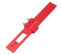 T Track Ruler Woodworking Pocket Metal Slide Rule Inch & Metric T Type Scribing Square Woodworking Ruler Pocket Rule