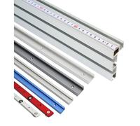 T-Tracks Slot, 19/30/45/75Type Aluminium Alloy Miter Track Jig Bar Slider Table Saw Router T-Slot DIY WoodworkingTool 1PC(75 Type Fence,300MM)(19type Track Silver,800MM)