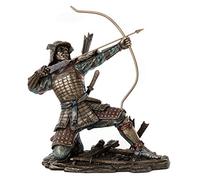T-Trove Cold Cast Bronze Japanese Samurai Warrior Yayoi Statue Figurine
