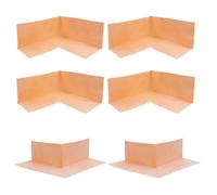 T Tulead Polyethylene Waterproofing Seal Kit for Shower, 4PCS Inside Waterproofing Membrane, 2PCS Outside Corner Membrane (Orange)