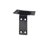 T-Type Angle Code 90-Degree Right Angle Holder Angle Iron L-Type Triangle Iron Bracket Laminate Bracket Furniture Connector piec(Black)