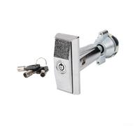 T-Type Door Lock for Self-Service Vending Machines, Claw Machines, and Water Dispensers with 90-Degree Rotation and Key, 1-Pack(HANDLOCK)