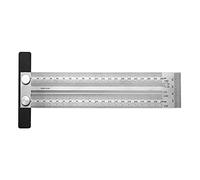 T Type Hole Scale Ruler Woodworking Scribing Mark Line Gauge Carpenter 200 mm