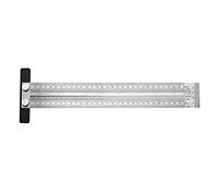 T Type Hole Scale Ruler Woodworking Scribing Mark Line Gauge Carpenter 300 mm