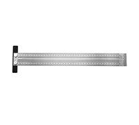 T Type Hole Scale Ruler Woodworking Scribing Mark Line Gauge Carpenter 400 mm