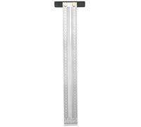 T-Type Ruler, Ultra Accuracy Stainless Steel Precision Marking T-Ruler, 400mm Scribing Gauge, Woodpecker Tools, with Clear and Accurate Scale, for Positioning and Marking of Woodworking Mortise