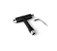 T Type Skateboard Tool for Roller Skate and Longboard Use, Multi Functional Wrench and Screwdriver for Adjusting Wheel Axle and Base Plate Screws