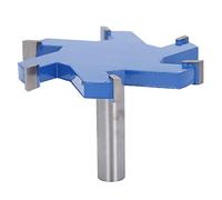 T Type Slotting Cutter 6 Milling Router Bit Anti Backlash Design High Temperature Resistant For Woodworking Fiberboard Solid Wood Particle Board Plywood 12mm Straight Shank