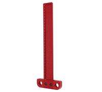 T Type Square Ruler Woodworking Aluminum Alloy Scriber, Carpentry Marking Tool with Clear Scale for DIY Woodwork Enthusiasts, Draw Perfect Parallel Lines (T-260)