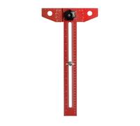 T Type Woodworking Ruler Scriber Marking Line Ruler Marking Positioning Scribing Layout Measuring Tools Engraved Scale