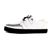T.U.K. Creeper Sneaker White Leather