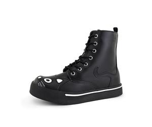 T.U.K. Kitty Trainer Combat Boots Sneakers High black EU38