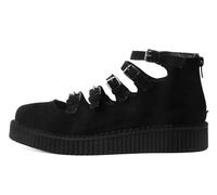 T.U.K. Pointed Creeper Sandales 5 Buckle Sandal black EU39