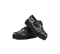 T.U.K. - Viva High Black/White Lace - Shoes EU 40