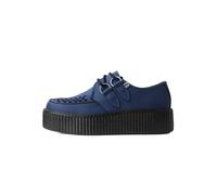 T.U.K. - Viva High Creeper Night Blue Vegan - Girl Shoes - blue - EU 38 - Synthetic/Textile/Rubber,Fake Leather EU 38