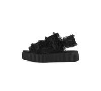 T.U.K. - Viva High Gothic Lace Black - Girl Sandals - black - EU 38 - Synthetic/Textile/Rubber EU 38