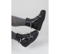 T.U.K. - Viva High Sole Black Spike N Chain - Girl Shoes - black - EU 38 - Synthetic/Textile/Rubber,Fake Leather EU 38