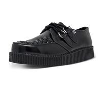 T.U.K. Viva Low Creeper - Men's and Women's Shoes - Colour Black Leather - Size UK Men 5 / UK Women 6