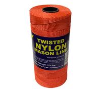 T.W Evans Cordage 11-191 Number-18 Twisted Nylon Mason Line, 1100-Feet, Neon Orange