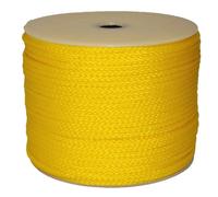 T.W Evans Cordage 27-301 1/4-Inch by 250-Feet Hollow Braid Polypro Rope, Yellow