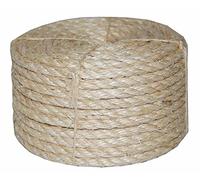 T.W. Evans Cordage Co. 22-210 1/4 in. X 100 ft. Twisted SISAL Rope, Tan