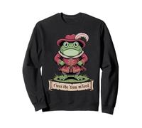 T’was The ’Tism M’Lord Funny Frog Meme Humor Medieval Sweatshirt