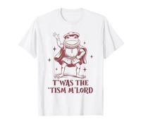 T’was The ’Tism M’Lord Funny Medieval Frog Knight Humor Meme T-Shirt