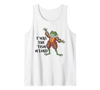 T’was The ’Tism M’Lord Funny Medieval Frog Saying Meme Humor Tank Top