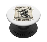 T’Was The Tism M’Lord Medieval Frog Autism Meme PopSockets Adhesive PopGrip