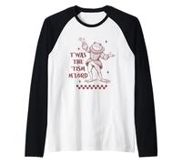 T’was The ’Tism M’Lord Medieval Vintage Frog Humor Raglan Baseball Tee