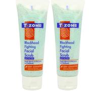 T-Zone Blackhead Fighting Facial Scrub 75ml (2 x PACK) by Brodie & Stone
