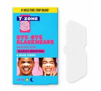 T-Zone Bye-Bye Blackheads Salicylic Acid & Tea Tree Nose Strips (6 Pieces) | Fast-action strips grip blackheads, excess oil and dirt for a visibly cleaner, smoother-looking nose in 5-10 minutes