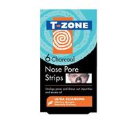T-Zone Charcoal and Tea Tree Ultra Cleansing Nose Pore Strips - Pack of 6