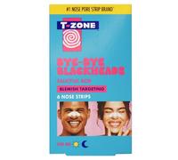 T-Zone Salicylic Acid & Tea Tree Nose Pore Strips - Removes Dirt, Oil, and Blackheads - Unclogs Pores with Salicylic Acid and Clears Blemishes with Tea Tree, 6 Strips
