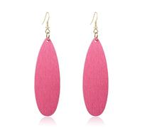T-ztoss Bohemian Wood Earrings for Women Natural Wooden Earrings African Teardrop Dangle Earrings, S, Wood, No Gemstone