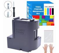T04D1 Maintenance Box for ET-15000 ET-3760 ET-4750 ET-3750 ET-4760, T04D100 Ink Maintenance Box T04D1 for ET-3850 ET-4850 XP-5100 ET-3710 ET-5150 ET-3830 ET-M1000 Printer TO4D1/ T04D100/04D1/EWMB2
