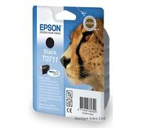 T0711 Black Epson Original Printer Ink Cartridge Cheetah Ink C13T07114010